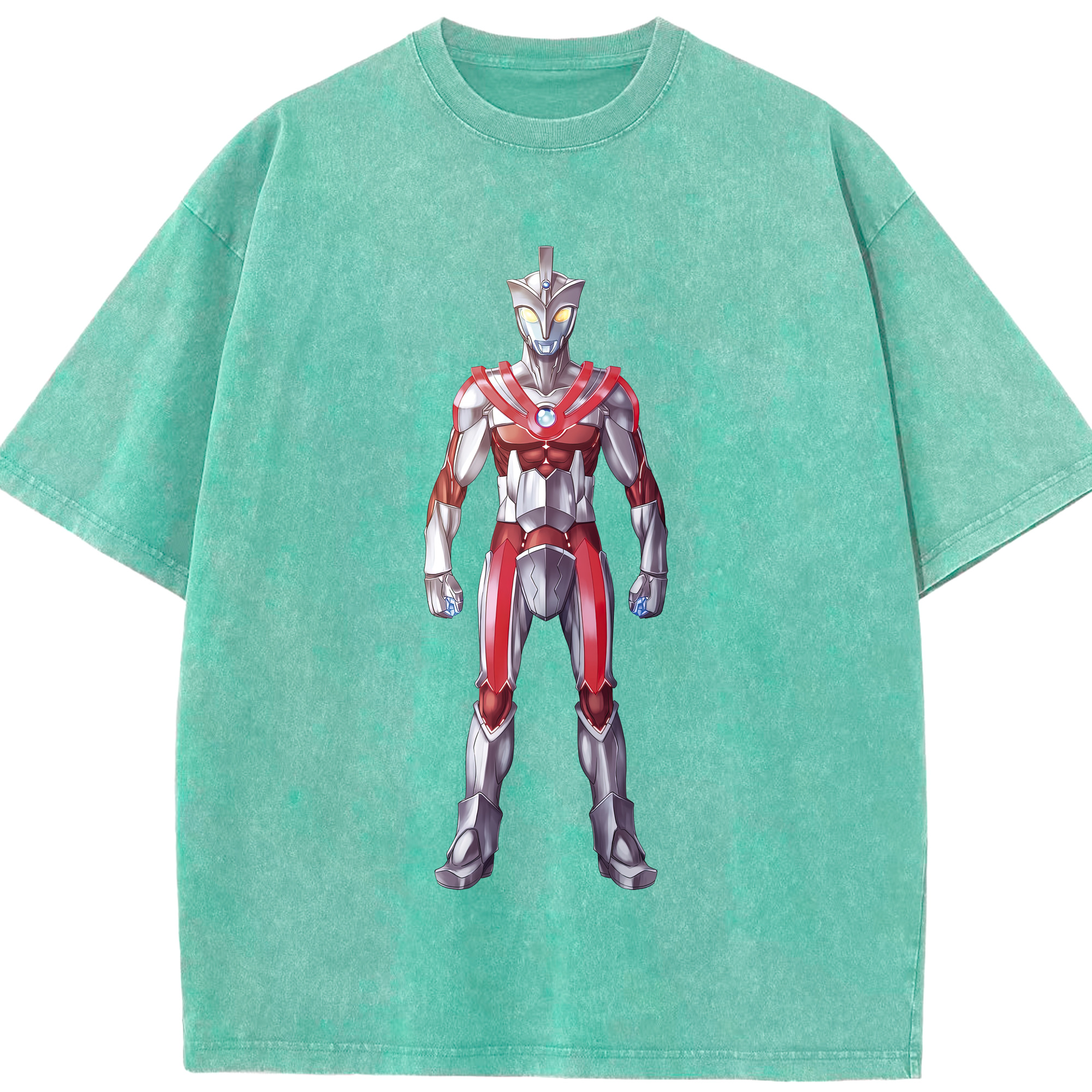 （画像用） ウルトラマン Ultraman 綿100% ヴィンテージ風 半袖Tシャツ（フロントプリント）
